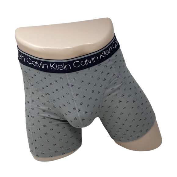 💖MEGA SALE💖Calvin Klein Cotton  Boxer Brief Gray 3 Pack Men Underwear NP242200 - Picture 2 of 7